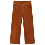 vidaXL Kinderhose Cord Cognac 116