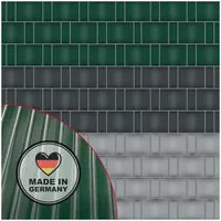 Noor Sichtschutzstreifen 0,19 x 255 cm grün Metall 2 St.