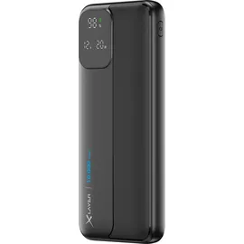 Xlayer 220547 Powerbank LiPo, 10000 mAh 2x USB-A, 2x USB-C schwarz