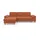 sit&more Ecksofa SIT & MORE "Westham L-Form", orange (terra), B:275cm H:88cm T:172cm, 90% Polyester 10% Polyamid, Sofas, Ecksofa, mit Recamiere, mit oder ohne Bettfunktion, Bettkasten, Füße Eiche