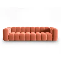 Micadoni Sofa Lupine, modular 4-Sitzer braun
