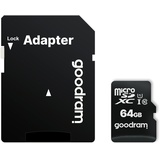 GOODRAM 64GB CL10 UHS I + Adapter