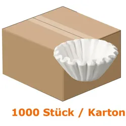 Kaffeefilter Bonamat Filterkörbchen weiß 90 x 250 mm 1000 Stück Karton Typ 470500
