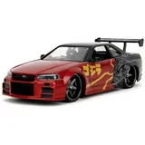 Jada Godzilla Nissan GTR mehrfarbig 1:24
