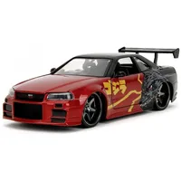 Jada Godzilla Nissan GTR mehrfarbig 1:24