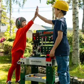 Theo Klein Klein »BOSCH-Workstation Mega, mit Handwerker Set« mit BOSCH Akkuschrauber; Made in Germany, bunt