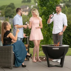 Westmann Premium Grill und Feuerstelle,Schwarz,81 x 81 x 61,5 cm (T x B x H)
