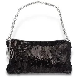 Armani Exchange für Damen. XW000399AF12586MC043 Schwarze Umhängetasche (OSFA), Lässig, Party, Polyester