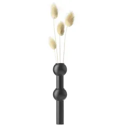 Stoff Nagel - Vase, schwarz