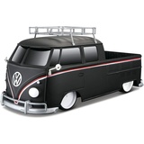 MAISTO TECH 82048 - Ferngesteuertes Auto - VW Bus Typ 2 Pick-Up (matt-schwarz, Maßstab 1:16)