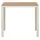 VCM Gartentisch 90 x 90 x 0 cm Teak-Dekor