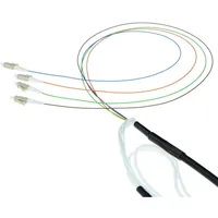 Act 200 meter Multimode 50/125 OM3 indoor/outdoor cable 12 fibers with LC connectors Rl4620