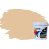 RyFo Colors Silikonharz Fassadenfarbe Lotuseffekt Trend Bahamabeige 1l - bunte Fassadenfarbe, weitere Braun Farbtöne und Größen erhältlich, Deckkraft Klasse 1