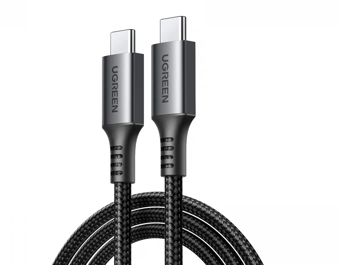 UGREEN Schnelles Aufladen USB-C zu USB-C PD Kabel 2m - Schwarz/Grau