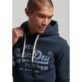 Superdry Kapuzensweatshirt »VINTAGE VL HOOD«, Gr. XL, eclipse navy, , 97241645-XL