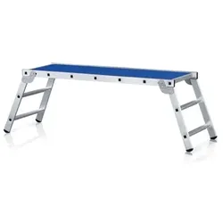 Arbeitsplattform klappbar PVC-Belag H 700mm L 2.210mm B 740mm - silber