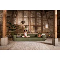 W.SCHILLIG 4-Sitzer around-the-block Mega Sofa, viel Platz, Breite 300cm, bequem, mit eleganter Biese, mit Federkern grün
