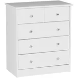 Wohnling Kommode 60 x 70 x 35 cm Weiß