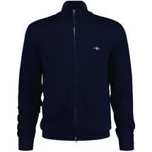 GANT Casual Vollreißverschluss Pullover Evening Blue L