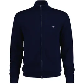 GANT Casual Vollreißverschluss Pullover Evening Blue L