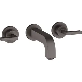Hansgrohe Citterio 3-Loch Waschtischarmatur Brushed Black Chrome