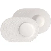 Villeroy & Boch Manufacture Ice Teller-Set 12-tlg. weiß