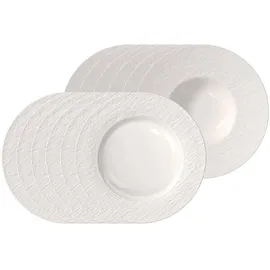 Villeroy & Boch Manufacture Ice Teller-Set 12-tlg. weiß