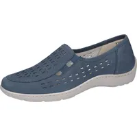 Waldläufer Damen Halbschuh Henni 33796-3, 33796-3.5, 33796-4, 33796-4.5, 33796-5, 33796-5.5, 33796-6, 33796-6.5, 33796-7, 33796-7.5, 33796-8, 3379... - Blau - 35