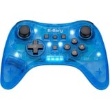 B-Berg Wireless Motion Vabration Semi-Transparent Joystick Gamepad Fernbedienung Controller für Nd Wii U Pro Games Spiele Zubehör + Kabel (Sehr gut, neuwertiger Zustand / mindestens 1 JAHR GARANTIE)