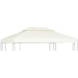 vidaXL Pavillon-Ersatzdach 310 g/m2 Cremeweiß 3x4 m