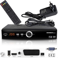 hd-line Echosat 20900 M Digital Satelliten Sat Receiver - (HDTV, DVB-S/S2, HDMI, SCART, 2X USB 2.0, Full HD 1080p) [Vorprogrammiert für Astra Hotbird Türksat]