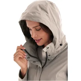 G.I.G.A. DX Damen Funktionsjacke/Outdoorjacke wasserdicht mit abzippbarer Kapuze GS 54 WMN JCKT, hellsand, 42, 42871-000