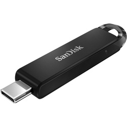 SanDisk Ultra (32 GB, USB C, USB 3.1), USB Stick, Schwarz