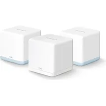 TP-Link Mercusys WL-Router Halo H1200G Home Mesh WiFi System 3-Pack, Router, Weiss