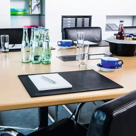 Durable Schreibtischunterlage schwarz Leder 42,0 x 30,0 cm, 1 St.