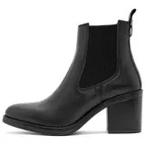 Derimod Cowboy-Stiefel aus Leder Cowboy Boots Textilfutter, EVA Sohle, Absatz 5,5 cm schwarz 40 EU