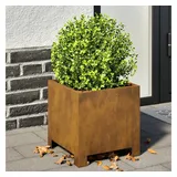 vidaXL Pflanzkübel Cortenstahl