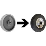 VARIOfit Lufträder 200 mm Gummi schwarz