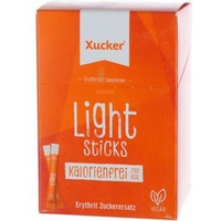 Xucker Zuckersticks light, 100 Prozent Erythrit, Zuckerersatz, je 5g, 50 Stück