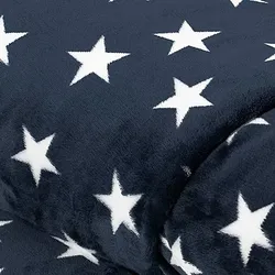 Wellness-Fleece "Sterne", marine/weiß