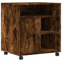 VidaXL Druckerständer mit Rollen 60x50x67 cm braun