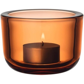 Iittala Valkea Teal.candleh. 60mm Sevilla orange, Glas, 6 cm