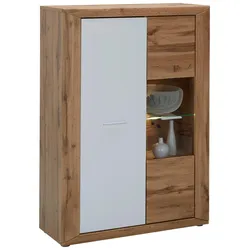 Highboard Luca in Eichefarben