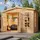 TIMBELA Gartenhaus 3,32 x 2,22 m Natur