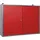 Ondis24 Werkbank Metall 240 cm rot/schwarz