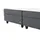 Ruf Boxspringbett Verena ¦ grau ¦ Maße (cm): B: H: 113