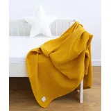 LOOLAY Musselin Tagesdecke 150 x 200 cm Gelb