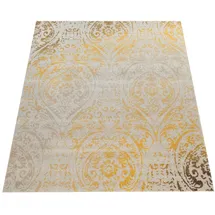 Paco Home In- Outdoor Teppich Modern Shabby Chic Stil Terrassen Teppich gelb, cm