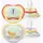 Philips Avent ultra air Schnuller Nacht 0–6m 2er-Pack, Gelb/Lila