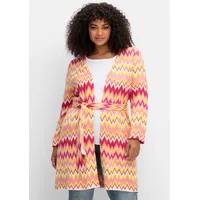 sheego Longstrickjacke mehrfarbig 52